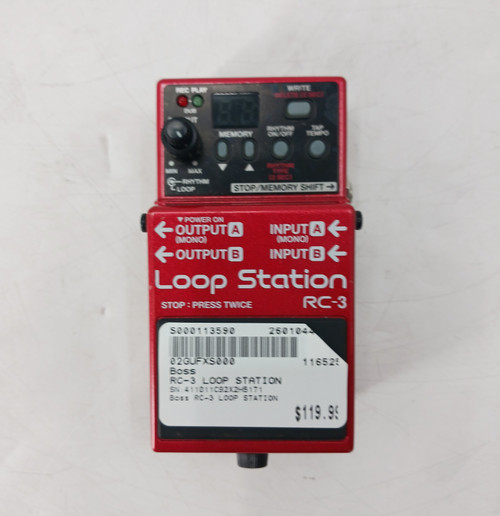 Vist Large View of Product Image Which is Used Boss RC-3 LOOP STATION Looper Pedal