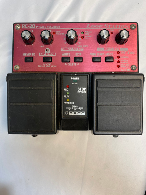 Vist Large View of Product Image Which is Used Boss RC-20 PHRASE RECORDER LOOPER Looper Pedal