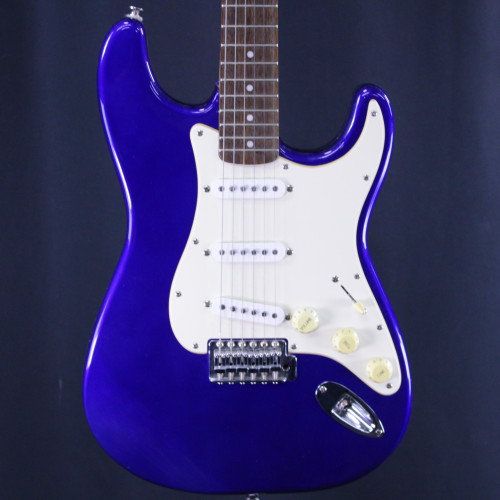 Vist Large View of Product Image Which is Used Squier AFFINITY STRAT S Type Electric Guitar Blue 6-String