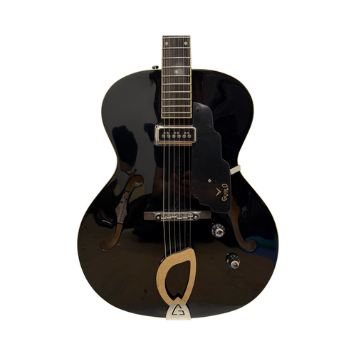 Vist Large View of Product Image Which is Used Guild T50SLIM/DSN Semi-Hollow Electric Guitar Black 6-String
