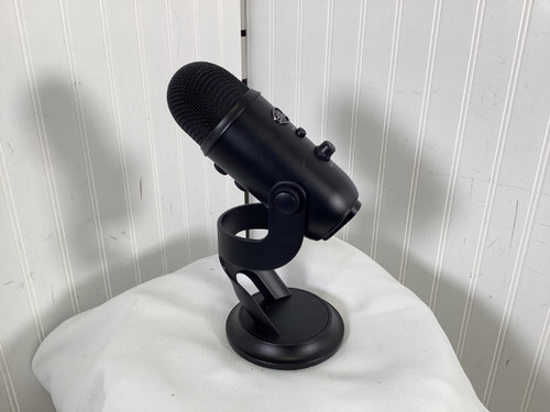 Vist Large View of Product Image Which is Used Blue YETI BLACKOUT USB Microphone