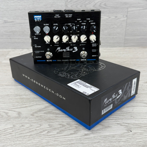 Vist Large View of Product Image Which is Used EBS MICROBASS 3 Bass Pre-Amp Pedal