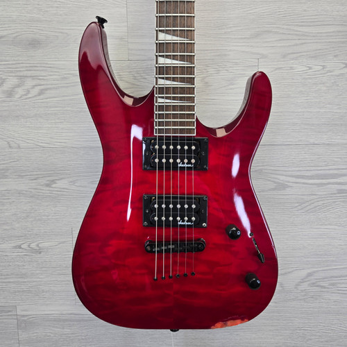 Vist Large View of Product Image Which is Used Jackson DINKY JS32TQ -WEAR Super S Electric Guitar Red 6-String
