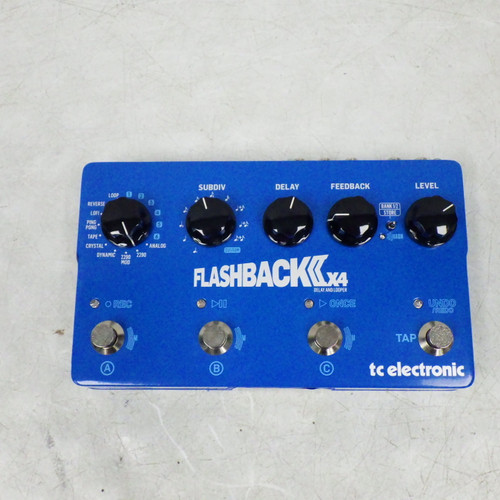Vist Large View of Product Image Which is Used Tc Electronic Flashback X4 Delay Pedal