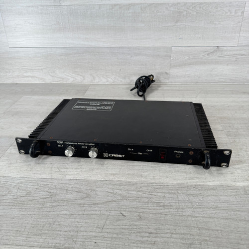 Vist Large View of Product Image Which is Used Crest Audio 1001 Power Amplifier