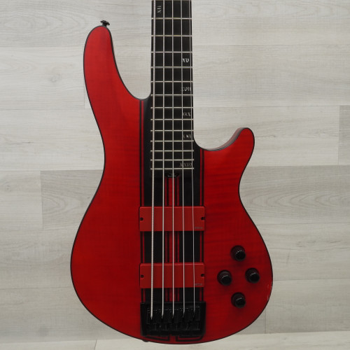 Vist Large View of Product Image Which is Used Schecter C-5 Gt Bass Guitar Red 5-String AS IS