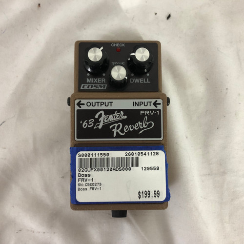 Vist Large View of Product Image Which is Used Boss FRV-1 Reverb Pedal