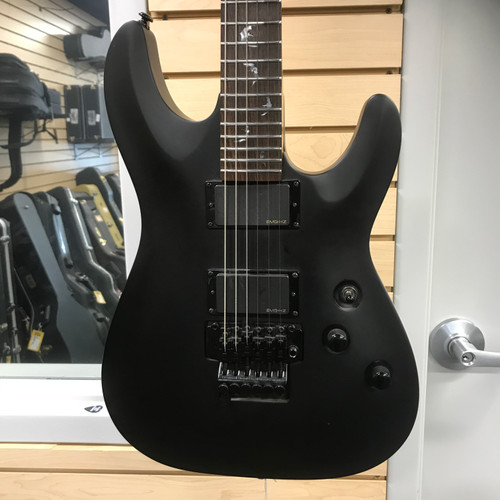 Vist Large View of Product Image Which is Used Schecter DAMIEN FR Modern Metal Electric Guitar Black 6-String