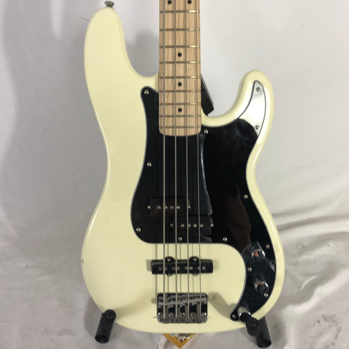 Vist Large View of Product Image Which is Used Squier AFFINITY PJ BASS P Type Bass Guitar White 4-String