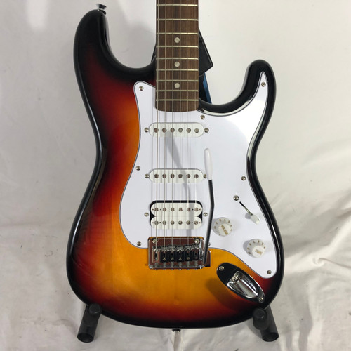 Vist Large View of Product Image Which is Used Squier AFFINITY STRAT JR S Type Electric Guitar Sunburst 6-String