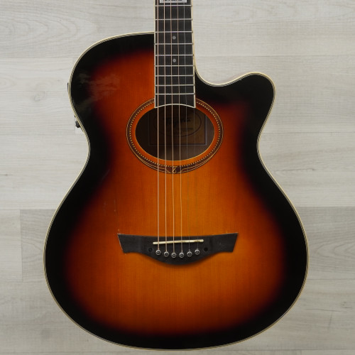 Vist Large View of Product Image Which is Used Tagima DALLAS-T Laminate Top Acoustic Guitar Sunburst AS IS