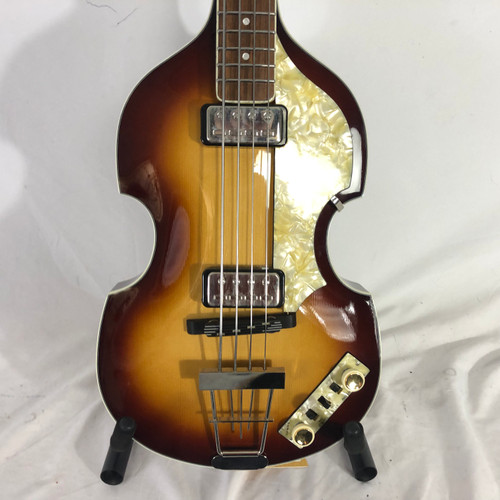 Vist Large View of Product Image Which is Used Hofner HCT-500/1 Bass Guitar Tobacco Sunburst 4-String