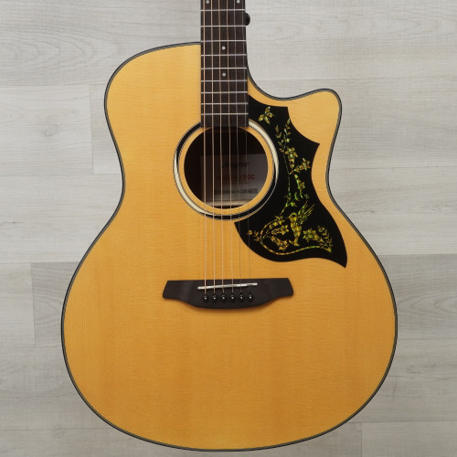 Vist Large View of Product Image Which is Used Amyove AMG-100C Laminate Top Acoustic Guitar Natural