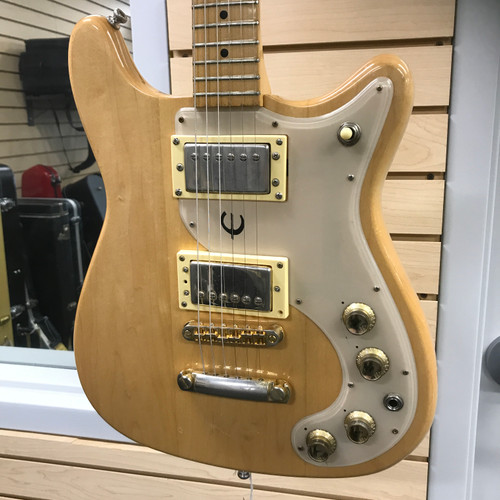 Vist Large View of Product Image Which is Used Epiphone ET-290N MATSUMOKU Vintage Double Cutaway Electric Guitar Natural 6-String