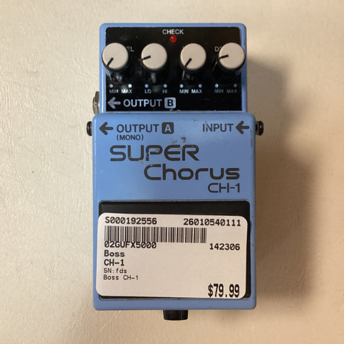 Vist Large View of Product Image Which is Used Boss CH-1 Chorus Pedal