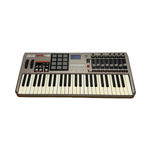 Vist Large View of Product Image Which is Used Akai MPK49 PROFESSIONAL MIDI CONTROLLER 49-Key Controller 49-Key