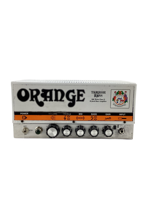 Vist Large View of Product Image Which is Used Orange Terror Bass Amp Head -WORN/PAINTED