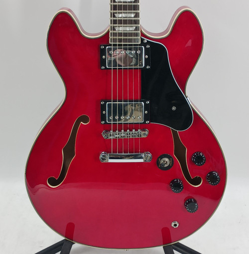 Vist Large View of Product Image Which is Used Firefly FF338 Semi-Hollow Electric Guitar Red 6-String
