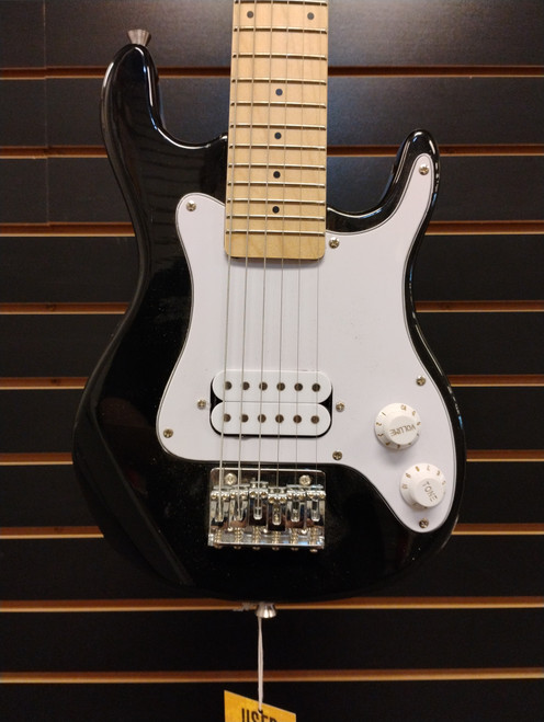 Vist Large View of Product Image Which is Used MASTERPLAY MINI GUITAR Electric Guitar Black 6-String