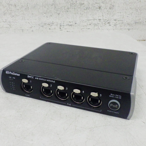 Vist Large View of Product Image Which is Used Presonus Sw5 E 5-Port Avb Switch Pro Sound Product