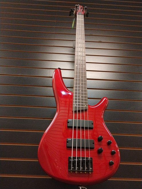 Vist Large View of Product Image Which is Used Ibanez SR250 BASS Bass Guitar Red 5-String