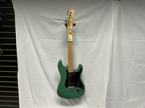Vist Large View of Product Image Which is Used SX VTG SERIES S Type Electric Guitar Green 6-String