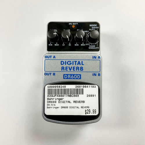 Vist Large View of Product Image Which is Used Behringer DR600 Digital Reverb Pedal