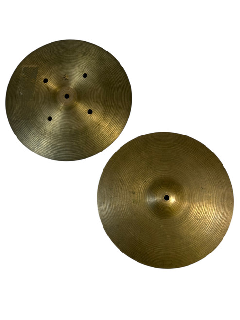 Vist Large View of Product Image Which is Used Zildjian 14" HOLLOW LOGO QUICK BEATS Hi Hat Cymbals