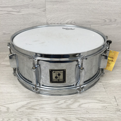 Vist Large View of Product Image Which is Used Sonor Force 1001 Metal Snare Drum 14x5.5"