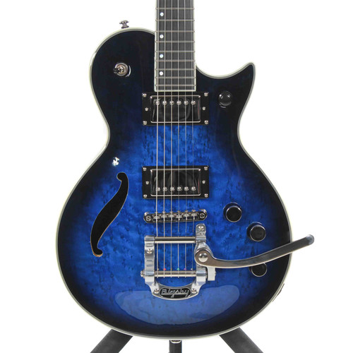 Vist Large View of Product Image Which is Used CORY CHURKO REBEL LP Type Electric Guitar Blue 6-String