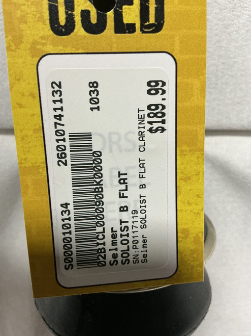 Vist Large View of Product Image Which is Used Selmer SOLOIST B FLAT Wood Clarinet