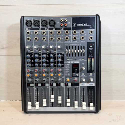 Vist Large View of Product Image Which is Used Mackie PROFX8 Mixer
