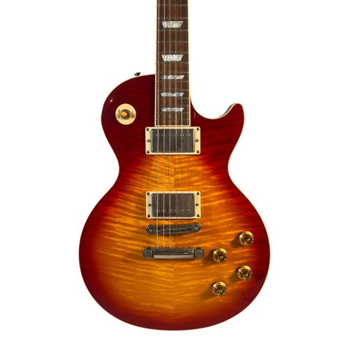 Vist Large View of Product Image Which is Used 2004 Gibson Les Paul Standard Plus Top Electric Guitar - Cherry Sunburst