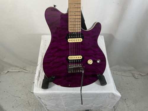 Vist Large View of Product Image Which is Used OLP MM1 Offset Double Cutaway Electric Guitar Purple 6-String