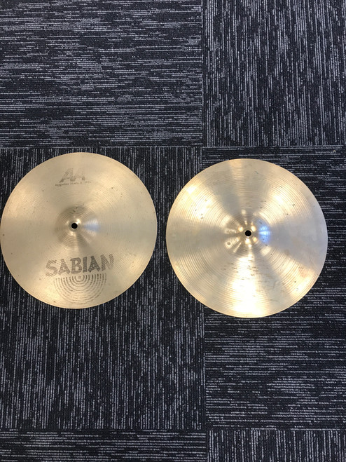 Vist Large View of Product Image Which is Used Sabian AA 14 INCH HI HATS Hi Hat Cymbals 14"