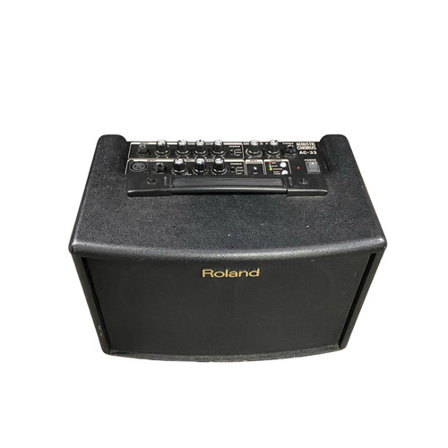 Vist Large View of Product Image Which is Used Roland AC-33 30-WATT ACOUSTIC AMPLIFIER Solid State Guitar Combo Other