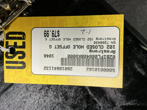 Vist Large View of Product Image Which is Used Armstrong 102 CLOSED HOLE OFFSET G Student Flute