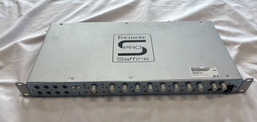 Vist Large View of Product Image Which is Used Focusrite SAFFIRE PRO Computer Interface 8+ A/D Recording Inputs