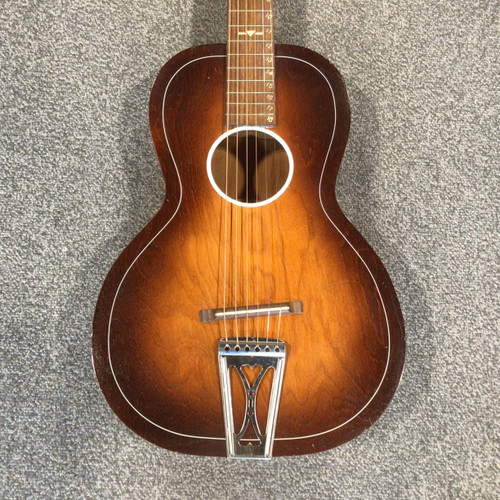 Vist Large View of Product Image Which is Used 1940s REGAL Parlor Acoustic Guitar