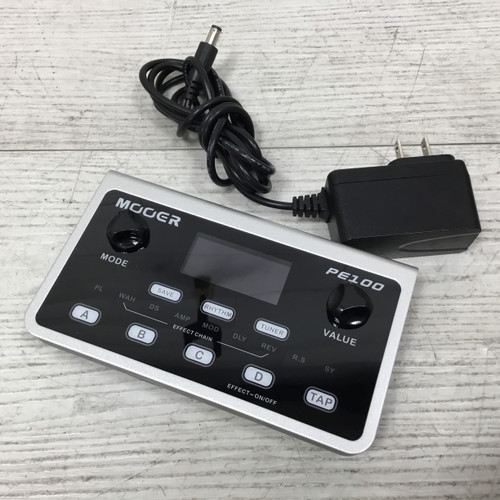 Vist Large View of Product Image Which is Used Mooer PE100 Portable Desktop Guitar Multi-FX Unit