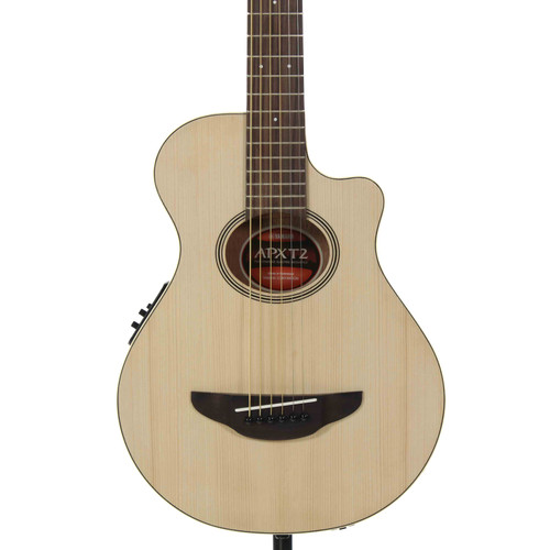 Vist Large View of Product Image Which is Used Yamaha APXT2 NA Solid Top Acoustic Guitar Natural