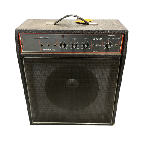 Vist Large View of Product Image Which is Used Multivox ASM CUSTOM 1 x 10 Solid State Amplifier 1 x 10