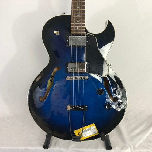 Vist Large View of Product Image Which is Used Gibson ES-135 Semi-Hollow Electric Guitar Blue 6-String