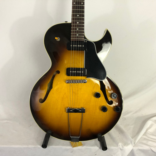 Vist Large View of Product Image Which is Used Gibson ES-135 P100 Semi-Hollow Electric Guitar Tobacco Sunburst 6-String