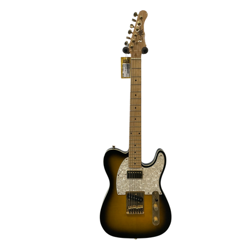 Vist Large View of Product Image Which is Used ASLIN DANE TELE T Type Electric Guitar Tobacco Sunburst 6-String