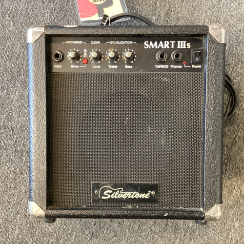 Vist Large View of Product Image Which is Used Silvertone SMART IIIS 1 x 5 Solid State Amplifier 1 x 5