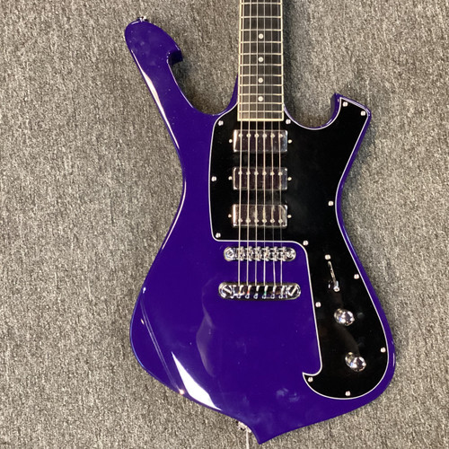 Vist Large View of Product Image Which is Used Ibanez FRM300 PAUL GILBERT Pointy Electric Guitar Purple 6-String