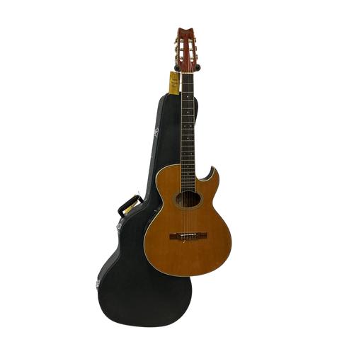 Vist Large View of Product Image Which is Used Washburn FESTIVAL SERIES EC41 W/OHC Vintage Solid Top Acoustic Guitar Natural