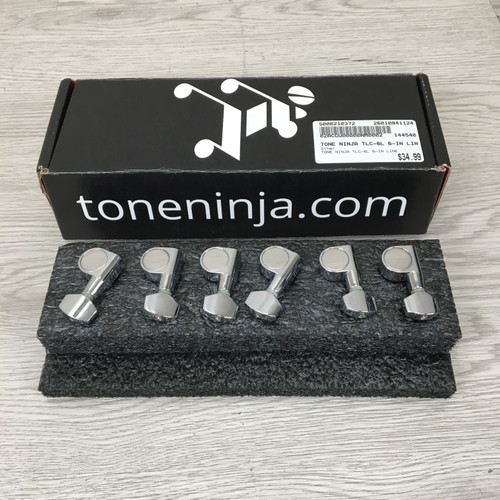 Vist Large View of Product Image Which is Used TONE NINJA TLC-6L 6-IN LINE Guitar Hardware