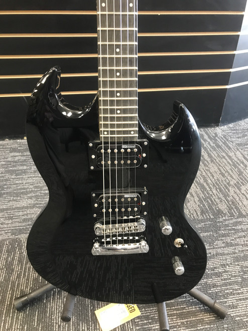 Vist Large View of Product Image Which is Used LTD VIPER 10 SG Type Electric Guitar Black 6-String